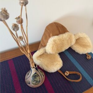 Crown Cap Luxury Shearling Sheep Hat